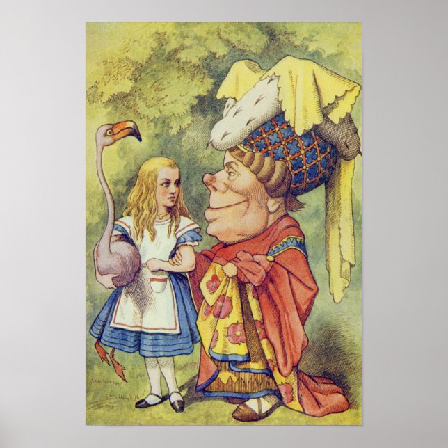 Affiches Alice avec la duchesse (Devant)