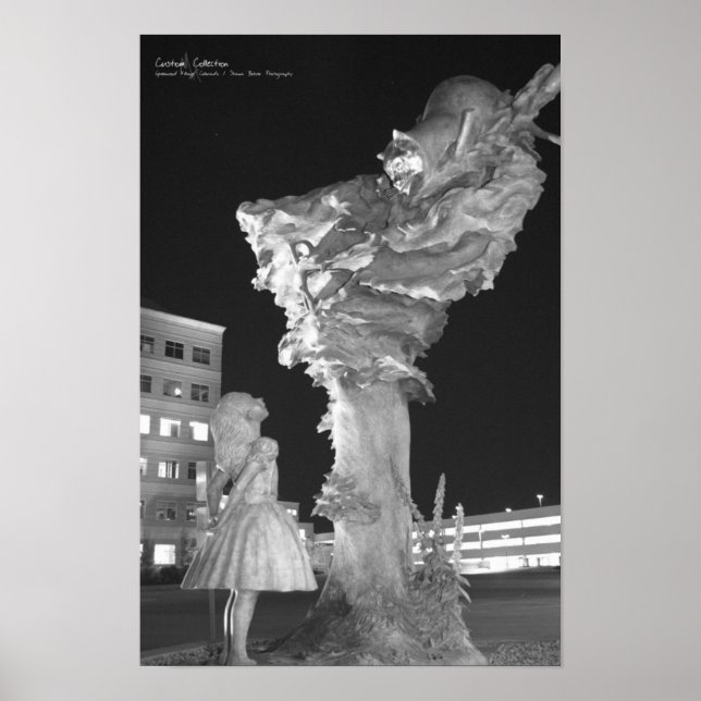 Affiches Alice et le Cheshire Cat (Devant)