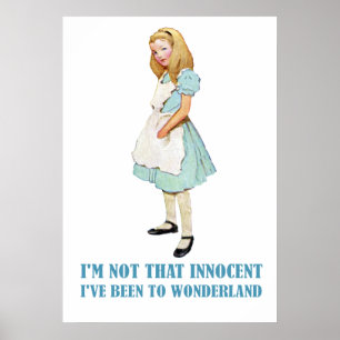 AFFICHES ALICE - JE NE SUIS PAS SI INNOCENT