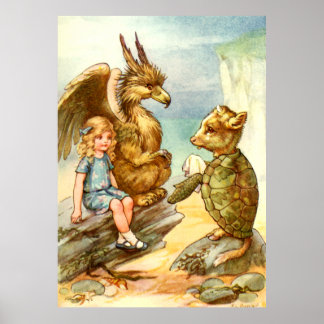 Affiches Alice, le Griffin et la Fausse tortue au pays des