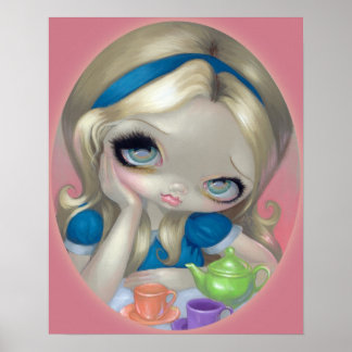 Affiches Alice's Tea Party ART IMPRIMER Alice au pays des m