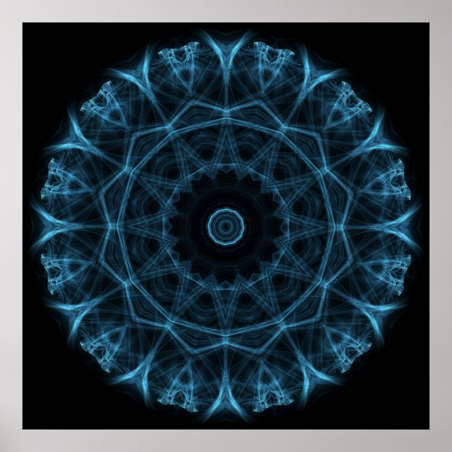 Affiches alien bleu (Devant)