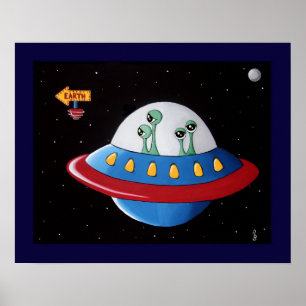 Affiches Aliens de la Terre ou du Buste !