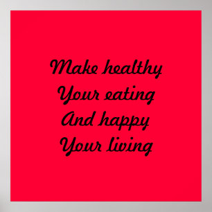 Affiches Alimentation saine