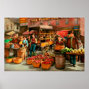 Affiches Aliments - Légumes - Indianapolis Market 1908