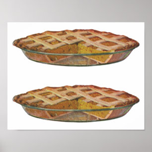 Affiches Aliments vintages, Dessert, Thanksgiving Citrouill