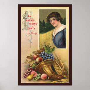 Affiches All Thanksgiving Bounty Be Thine