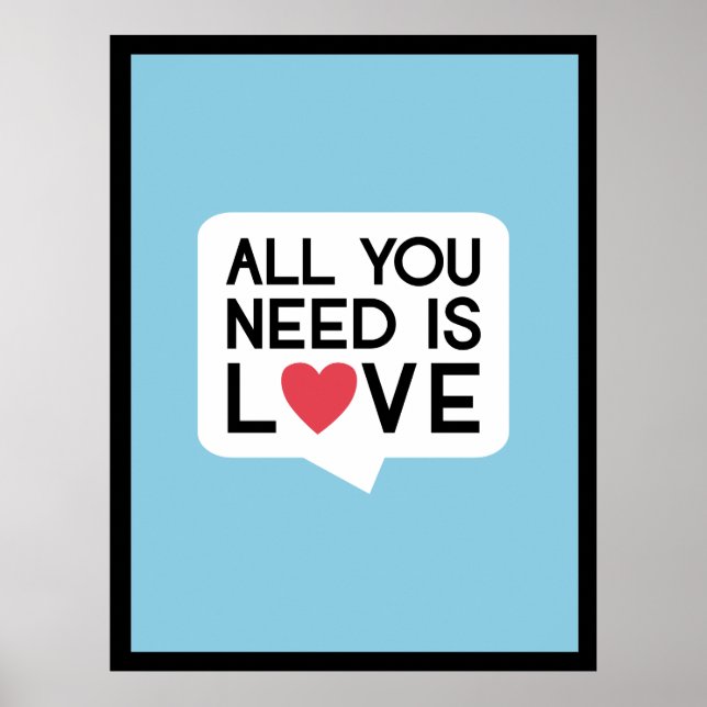 Affiches All you need (Devant)