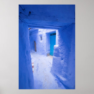 Affiches Allée bleue de la ville