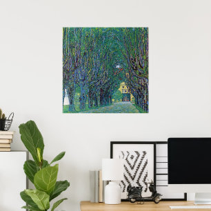 Affiches Allée dans le parc du château de Kammer par Gustav