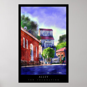 Affiches Allée d'eau douce