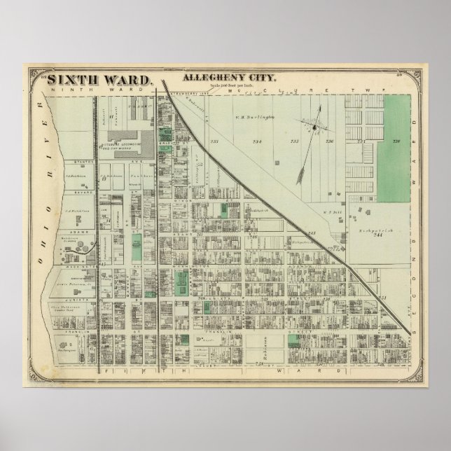 Affiches Allegheny ward 6 (Devant)