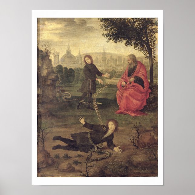 Affiches Allégorie, c.1485-90 (huile sur panneau) (Devant)