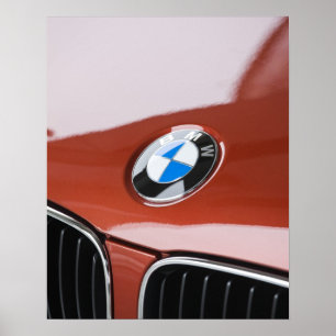 Affiches Allemagne, Bayern-Bavière, Munich. Voiture 2 BMW W