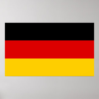 Affiches Allemagne - drapeau national allemand