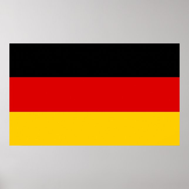 Affiches Allemagne - drapeau national allemand (Devant)