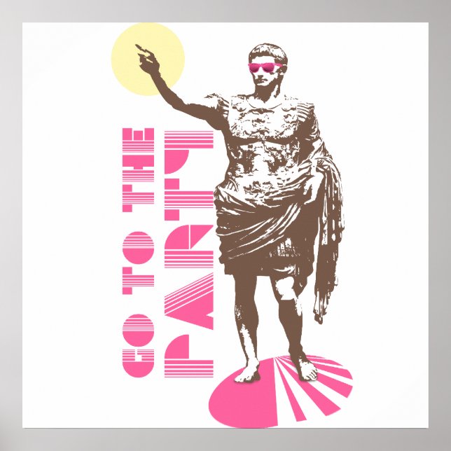 Affiches Aller à la fête (Devant)