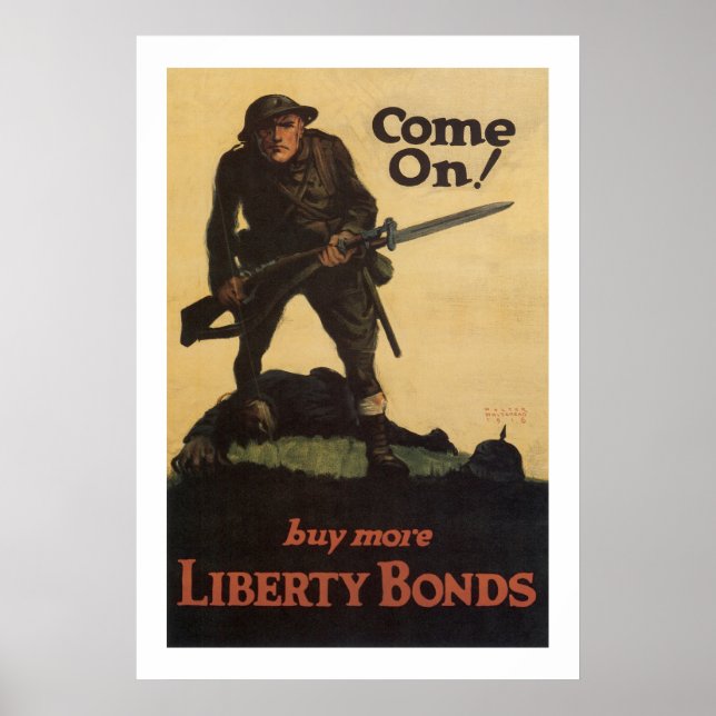 Affiches Allez ! - acheter plus d'obligations de liberté (Devant)
