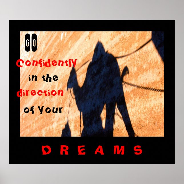 Affiches Allez en toute confiance dans la direction... (Devant)