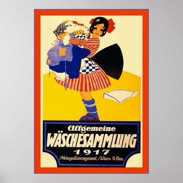 Affiches Allgemeine Wäschesammpoumon (Devant)