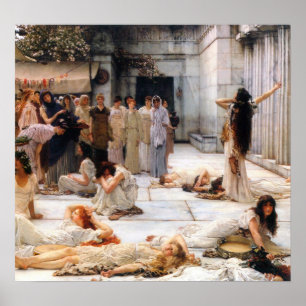 Affiches Alma-Tadema - Les femmes d'Amphissa, détail