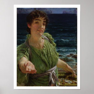 Affiches Alma-Tadema   Una Carita, 1883