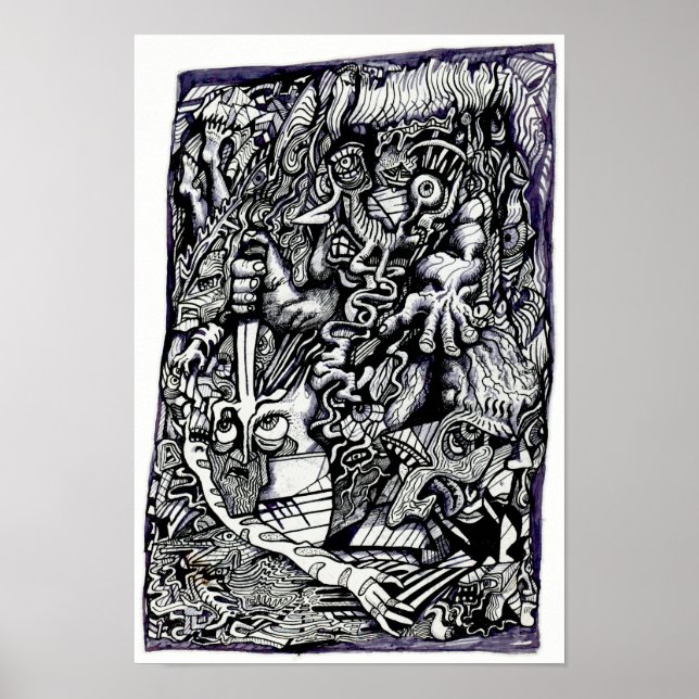 Affiches Alpha Warrior, par Brian Benson. (Devant)