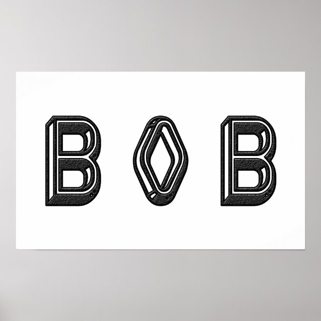 Affiches Alphabet Lettre Nom Art (Devant)