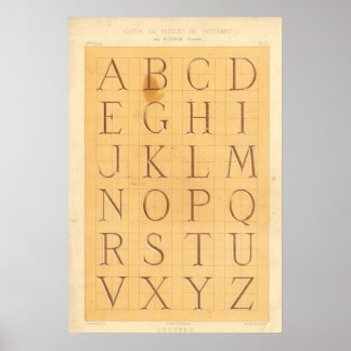 Affiches Alphabet (lettres)