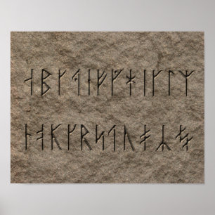 Affiches Alphabet viking