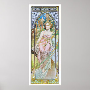 Affiches Alphonse Mucha. Eveil Du Matin