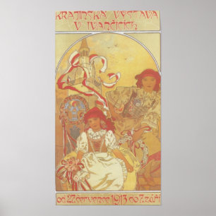 Affiches Alphonse Mucha - Exposition 1913 Imprimer