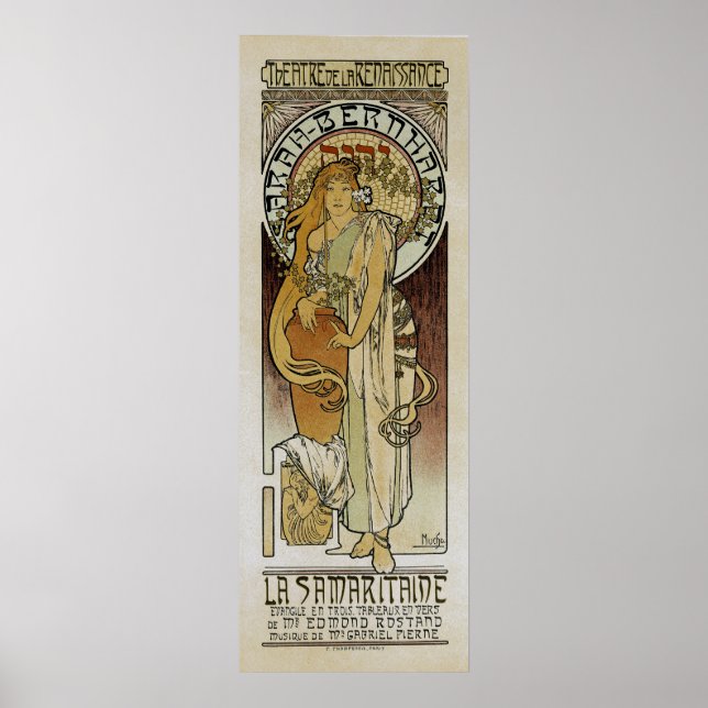 Affiches Alphonse Mucha ~ La Samaritaine (Devant)
