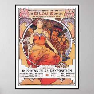 Affiches Alphonse Mucha - l'Exposition universelle St Louis