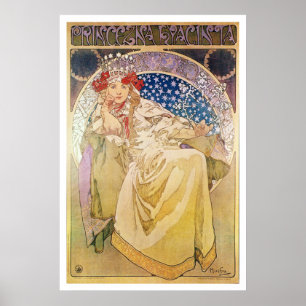 Affiches Alphonse Mucha. Princezna Hyacinta, 1911