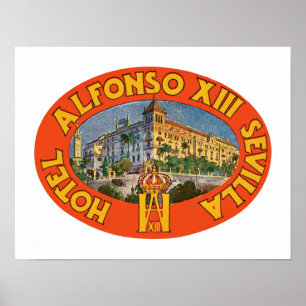 Affiches AlphonsoXIII Sevilla
