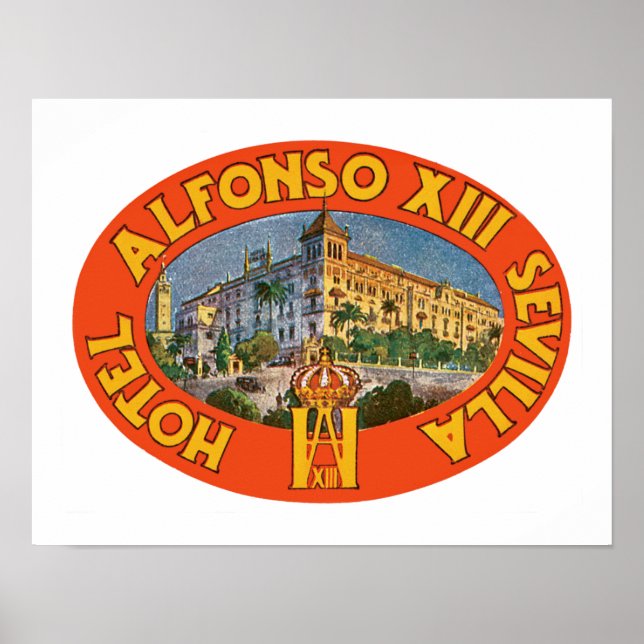 Affiches AlphonsoXIII Sevilla (Devant)