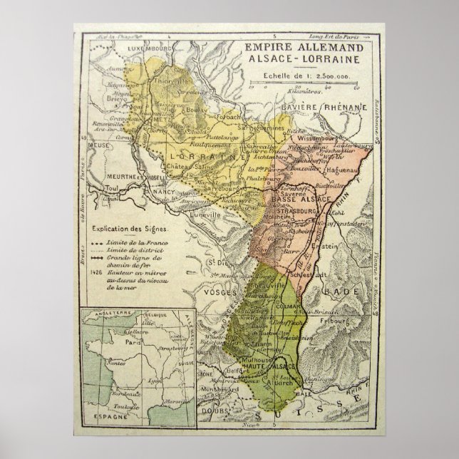 Affiches Alsace-Lorraine (Devant)