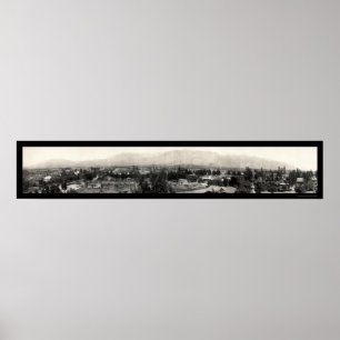 Affiches Altadena, photo panoramique 1908 de la Californie