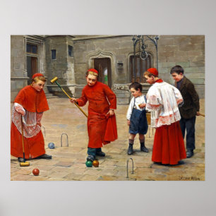 Affiches Altar Boys ~ Playing Croquet ~Paul Chocarne-Moreau