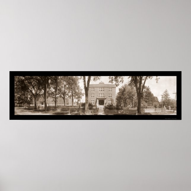 Affiches Alton Military Academy Photo 1908 (Devant)