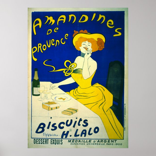 Affiches Amandines de Provence 1900 (Devant)