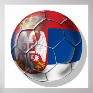 Affiches Amants 2014 serbes de boule de coupe du monde du