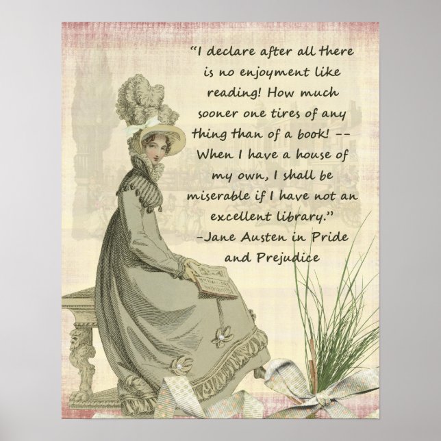 Affiches Amateurs de livres Austen (Devant)