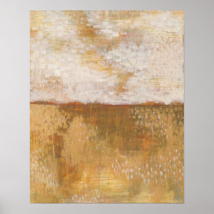 Affiches Amber Horizon Abstract Print   Melissa Averinos