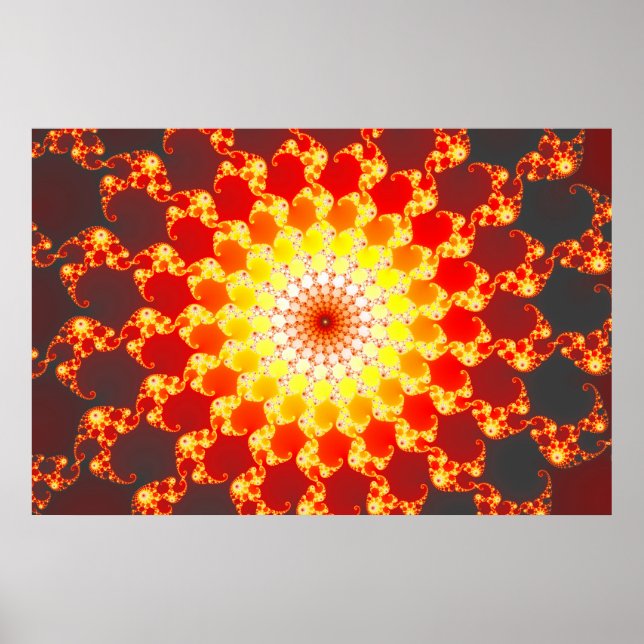 Affiches Ambition brûlante - Fractale (Devant)