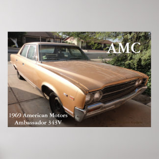 Affiches AMC American Motors Ambassador 1969