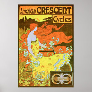 Affiches American CRESCENT Cycles