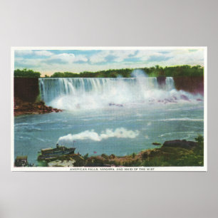 Affiches American Falls Maid of the Mist View