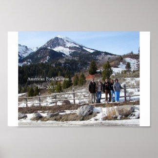 Affiches American Fork Canyon